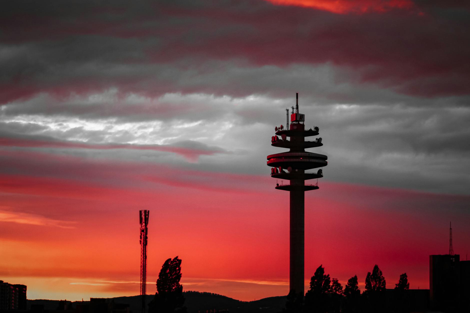 telecommunications tower in vienna